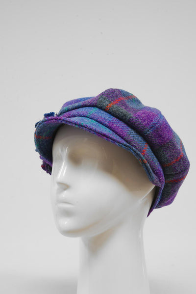 Harris Tweed Ladies Flower Hat (HW) A089