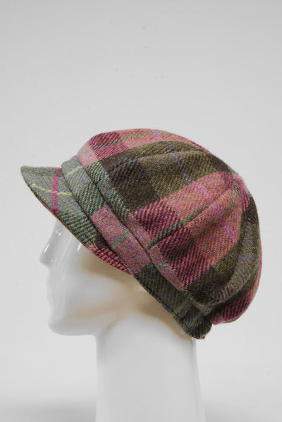 Harris Tweed Ladies Flower Hat (HW) A0254