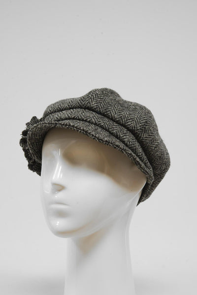 Harris Tweed Ladies Flower Hat (HW) HB64