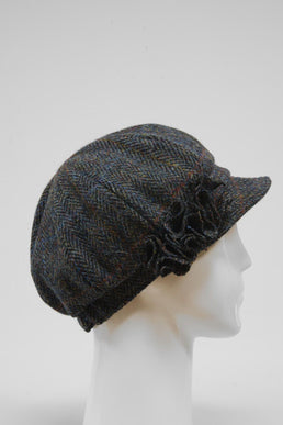Harris Tweed Ladies Flower Hat (HW) HB80