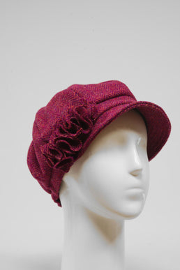 Harris Tweed Ladies Flower Hat (HW) HB120