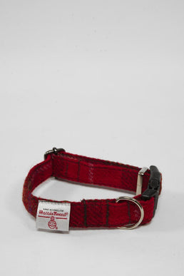 Harris Tweed Dog Collar A001 (Clip)