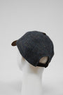 Harris Tweed Baseball Cap Blue Grey Mix (H/W)