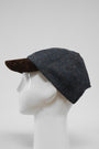 Harris Tweed Baseball Cap Blue Grey Mix (H/W)