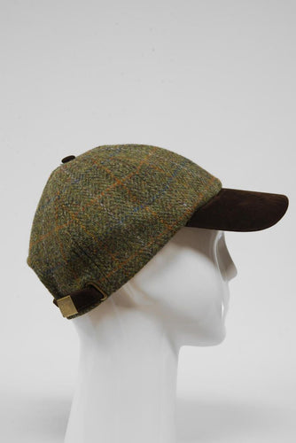 Harris Tweed Baseball Cap - HB103 (Suedette) (HW)