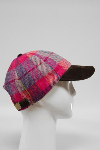 Harris Tweed Baseball Cap - A088 (Suedette) (HW)