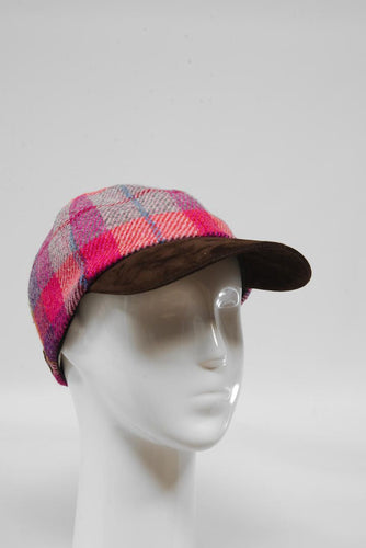 Harris Tweed Baseball Cap - A088 (Suedette) (HW)