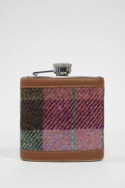 Harris Tweed Hip Flask A0254