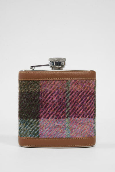 Harris Tweed Hip Flask A0254
