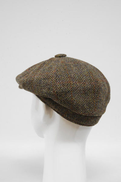 Harris Tweed 8 Piece Flat Cap HB40 (HW)