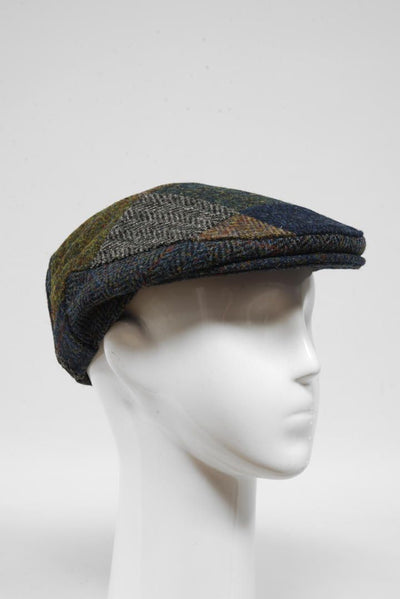 Harris Tweed Flat Cap Patchwork (HW)