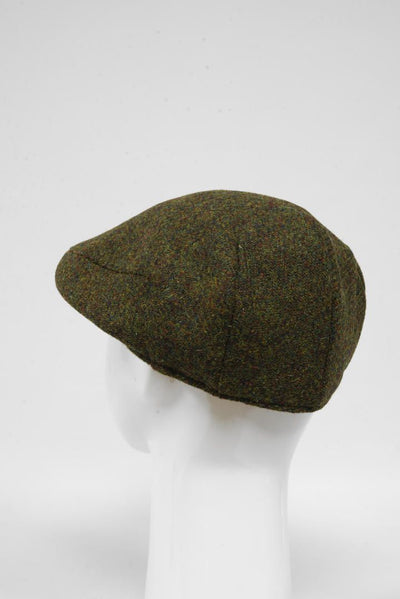 Harris Tweed Flat Cap Woodland Green 1 (HW)