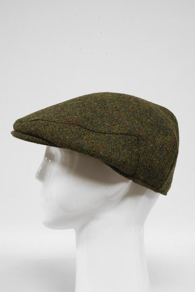 Harris Tweed Flat Cap Woodland Green 1 (HW)