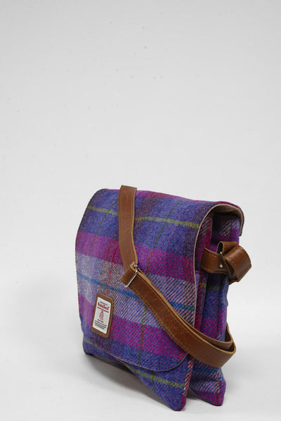 Harris Tweed Scalpay Bag A0114 (Tan Leather)