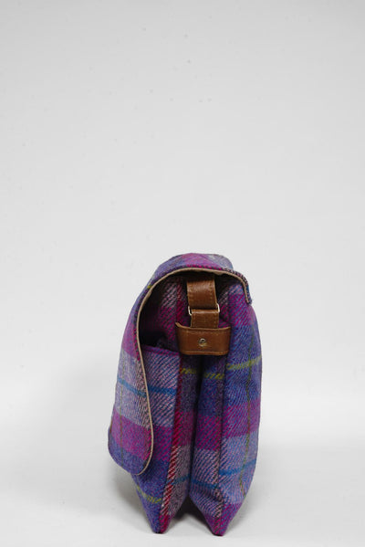 Harris Tweed Scalpay Bag A0114 (Tan Leather)