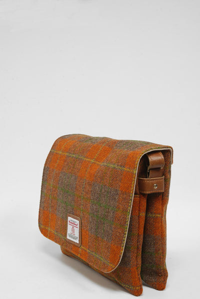 Harris Tweed Scalpay Bag A0124 (Tan Leather)