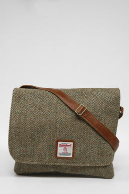 Harris Tweed Scalpay Bag HB52 (Tan Leather)