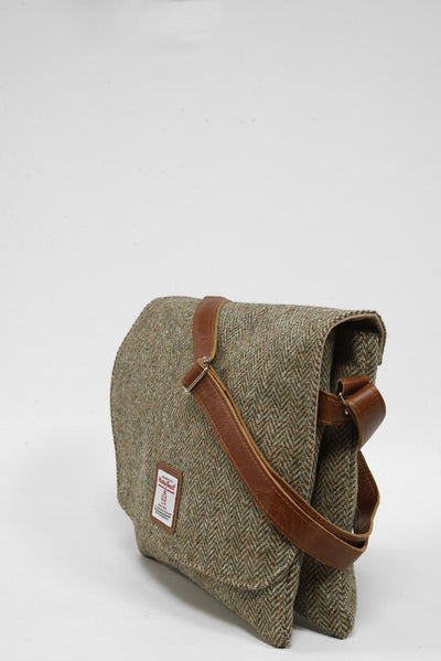 Harris Tweed Scalpay Bag HB52 (Tan Leather)