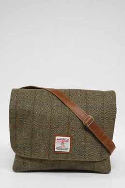 Harris Tweed Scalpay Bag HB55 (Tan Leather)