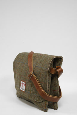 Harris Tweed Scalpay Bag HB55 (Tan Leather)