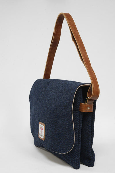 Harris Tweed Scalpay Bag - HB104 (Tan Leather)