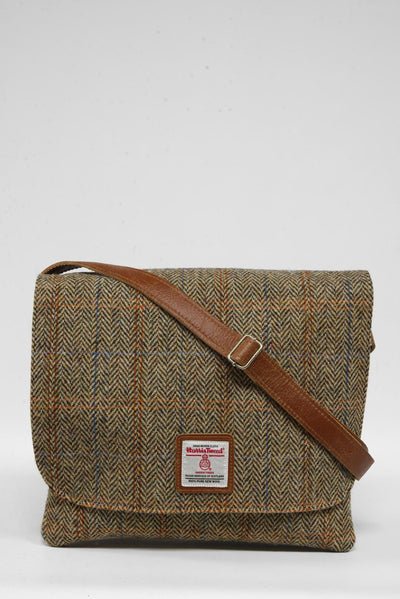 Harris Tweed Scalpay Bag HB133 (Tan Leather)