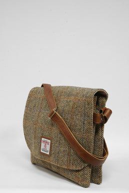 Harris Tweed Scalpay Bag HB133 (Tan Leather)