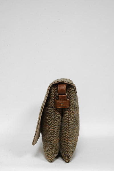 Harris Tweed Scalpay Bag HB133 (Tan Leather)