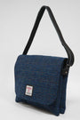 Harris Tweed Scalpay Bag - A0207 (Black Leather)