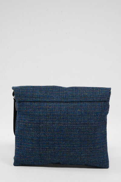 Harris Tweed Scalpay Bag - A0207 (Black Leather)
