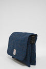 Harris Tweed Scalpay Bag - A0207 (Black Leather)