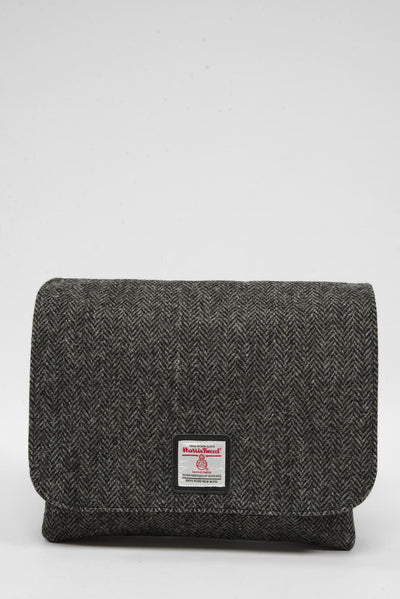 Harris Tweed Scalpay Bag HB64 (Black Leather)