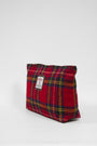 Harris Tweed Toiletries Bag A0217 Brown Leather