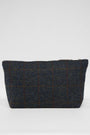 Harris Tweed Toiletries Bag A0239 (Brown Leather)