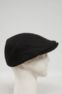 Harris Tweed Flat Cap Black Twill (HH)