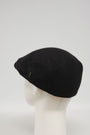 Harris Tweed Flat Cap Black Twill (HH)