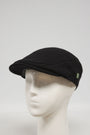 Harris Tweed Flat Cap Black Twill (HH)