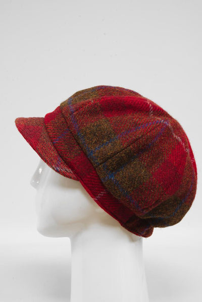 Harris Tweed Ladies Flower Hat (HW) - A001