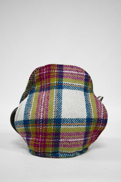 Harris Tweed Tea Cosy Pink Turquoise Check Sheep