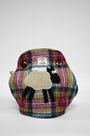 Harris Tweed Tea Cosy Pink Turquoise Check Sheep