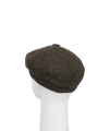 Harris Tweed 8 Piece Flat Cap - HB160 Forest Green (HW)