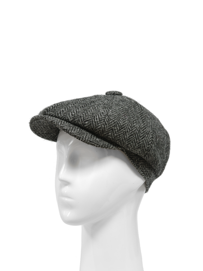Harris Tweed 8 Piece Flat Cap - HB64 (HW)