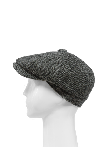 Harris Tweed 8 Piece Flat Cap - HB64 (HW)