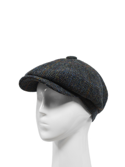 Harris Tweed 8 Piece Flat Cap - HB80 (HW)