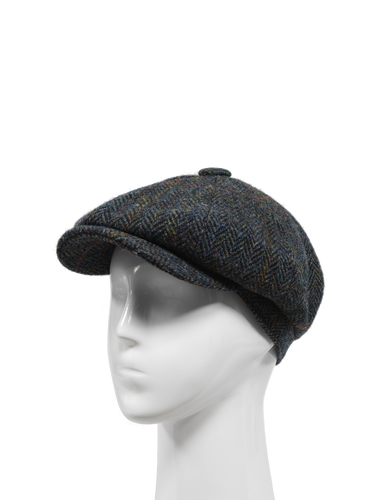 Harris Tweed 8 Piece Flat Cap - HB80 (HW)