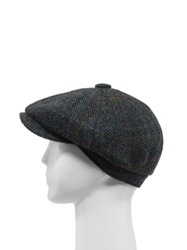 Harris Tweed 8 Piece Flat Cap - HB80 (HW)
