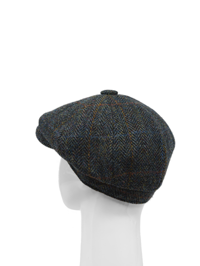 Harris Tweed 8 Piece Flat Cap - HB80 (HW)