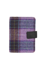 Harris Tweed Address Book - Lilac W/Overcheck