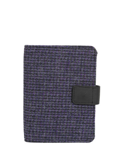Harris Tweed Address Book - Purple Twill