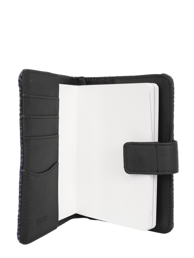 Harris Tweed Address Book - Purple Twill